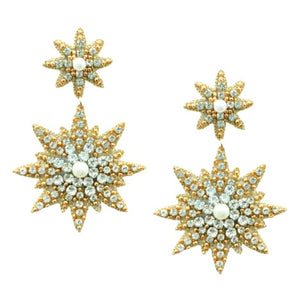 Holiday Double Starburst Earrings