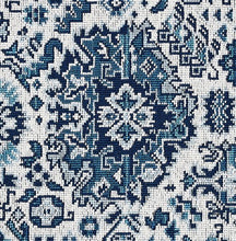 Load image into Gallery viewer, Schumacher Needlepoint SM Purse-Blue Poreclain/Ivory

