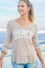 Load image into Gallery viewer, Beach Babe V Cotton Sweater
