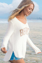 Load image into Gallery viewer, Beach Babe V Cotton Sweater
