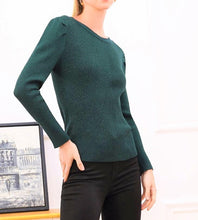Load image into Gallery viewer, Spencer Knit Top w/Lurex
