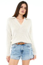 Load image into Gallery viewer, Zoe Relaxed Polo Sweater
